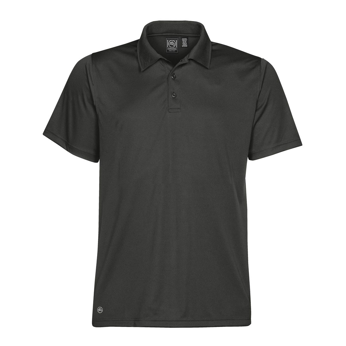 STORMTECH MENS ECLIPSE H2X DRY PIQUE POLO in CARBON