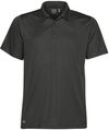 Am image of a Custom STORMTECH MENS ECLIPSE H2X DRY PIQUE POLO in CARBON!