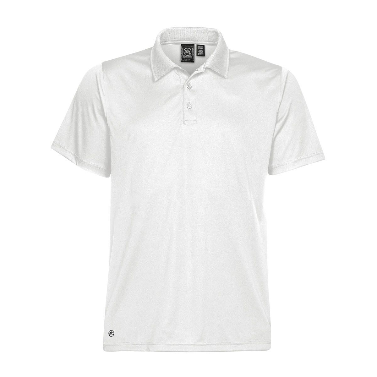 STORMTECH MENS ECLIPSE H2X DRY PIQUE POLO in WHITE
