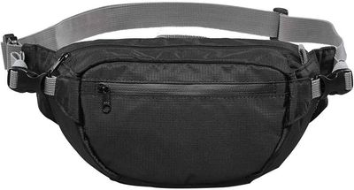 Am image of a Custom Stormtech Sequoia Hip Pack in Black!