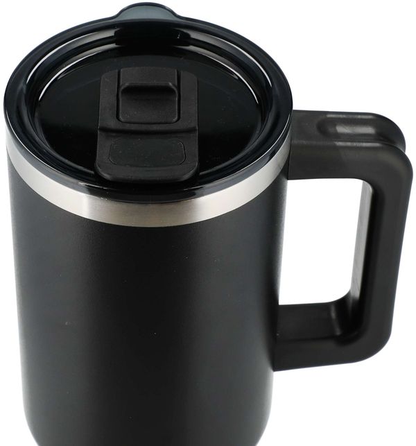 An image of a Custom Pinnacle 40 oz Vacuum Insulated Eco Friendly Travel Tumbler With Straw!