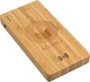 An image of a Custom Plank 5000 mAh Bamboo Wireless Power Bank!