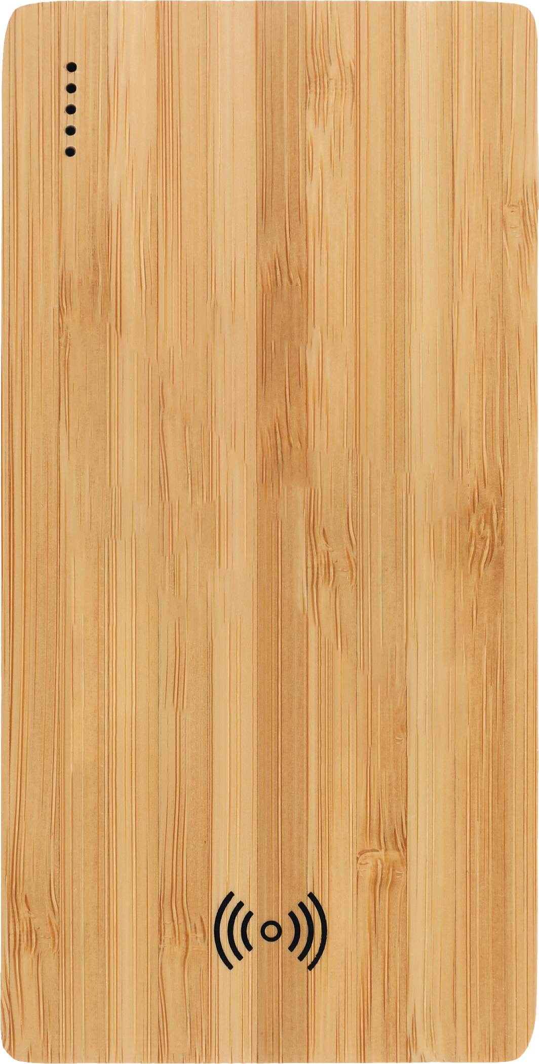 Plank 5000 mAh Bamboo Wireless Power Bank in Wood