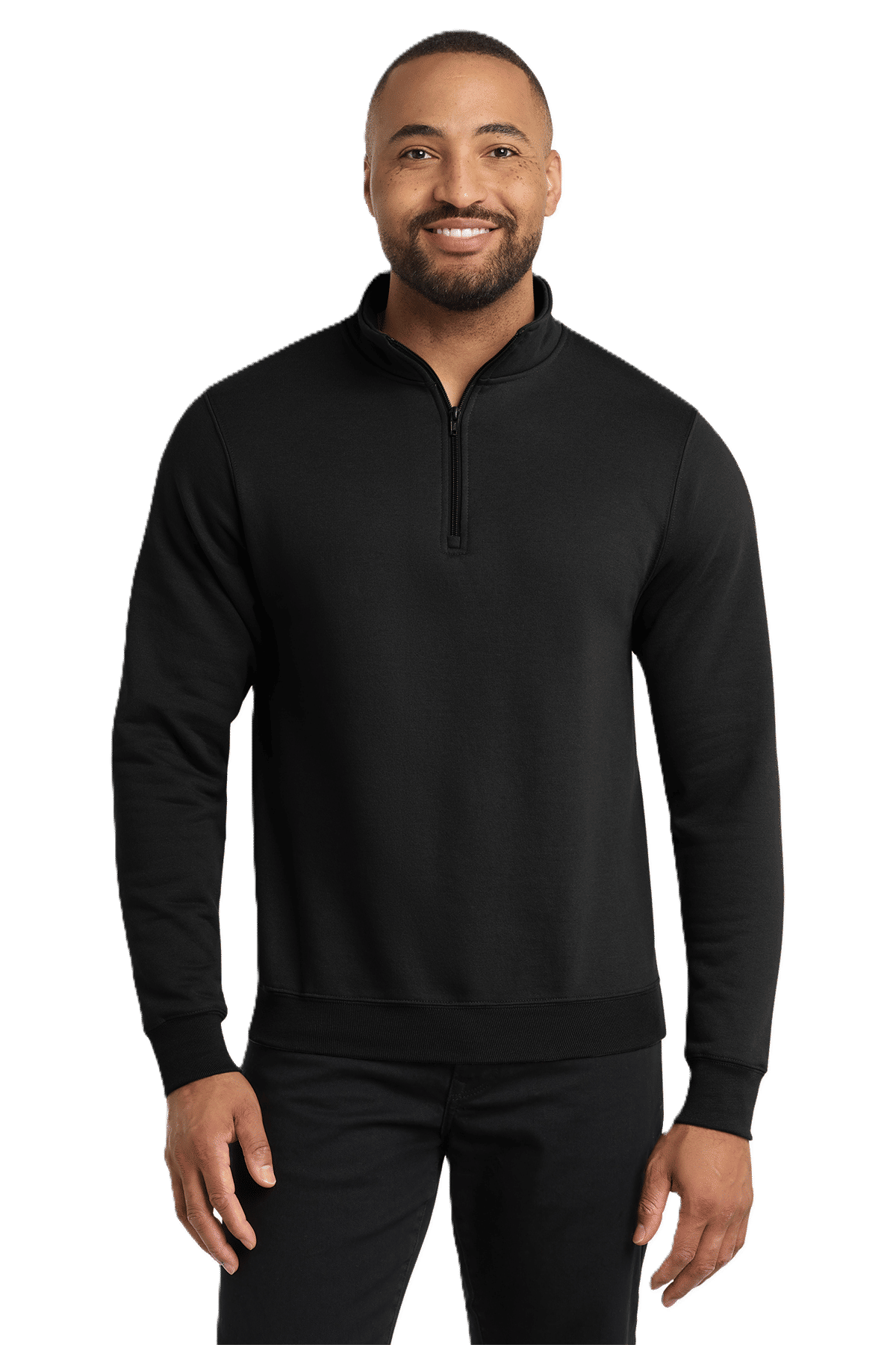 Port & Co Core Fleece Zip Pullover Sweatshirt