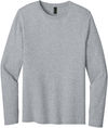 An image of a Custom Port & Co Easy Cotton Long Sleeve Tee in Athletic Heather!