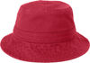An image of a Custom Port Authority Bucket Hat in Red!
