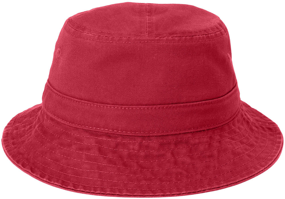Port Authority Bucket Hat in Red