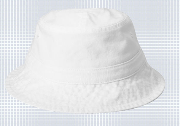 Port Authority Bucket Hat in White
