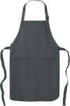 An image of a Custom Port Authority Full Length Apron with Pockets in Storm Grey!