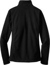 Am image of a Custom Port Authority Ladies Value Fleece Jacket in Black!