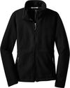 Am image of a Custom Port Authority Ladies Value Fleece Jacket in Black!