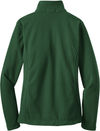 Am image of a Custom Port Authority Ladies Value Fleece Jacket in Forest Green!