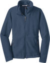 Am image of a Custom Port Authority Ladies Value Fleece Jacket in Insignia Blue!