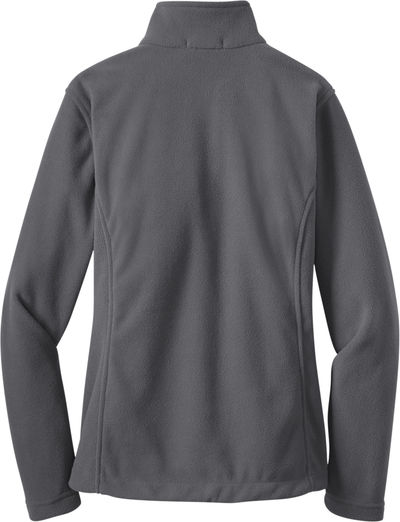 Am image of a Custom Port Authority Ladies Value Fleece Jacket in Iron Grey!