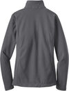 Am image of a Custom Port Authority Ladies Value Fleece Jacket in Iron Grey!