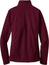 Am image of a Custom Port Authority Ladies Value Fleece Jacket in Maroon!