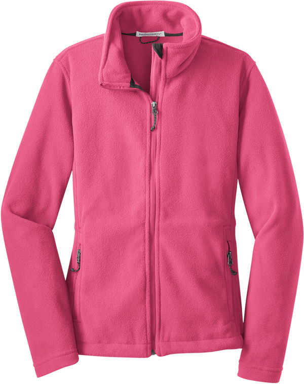 An image of a Custom Port Authority Ladies Value Fleece Jacket in Pink Blossom!