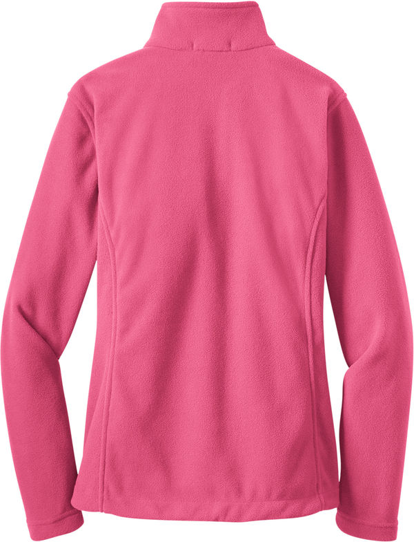 An image of a Custom Port Authority Ladies Value Fleece Jacket in Pink Blossom!
