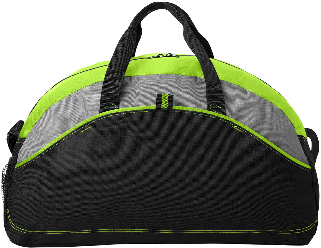 Port Authority Medium Contrast Duffel Bag in Lime