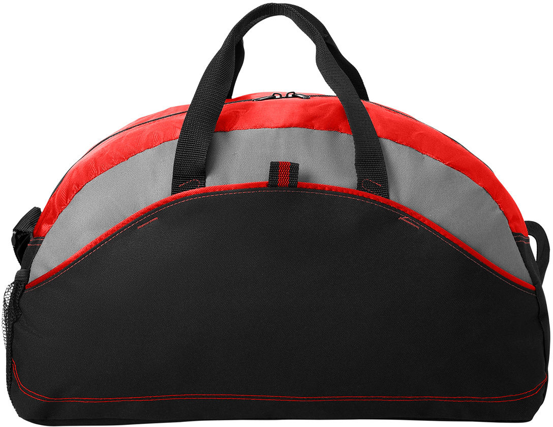 Port Authority Medium Contrast Duffel Bag in Red