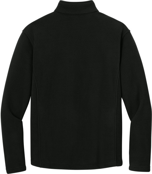 Am image of a Custom Port Authority Mens Value Fleece Jacket in Black!