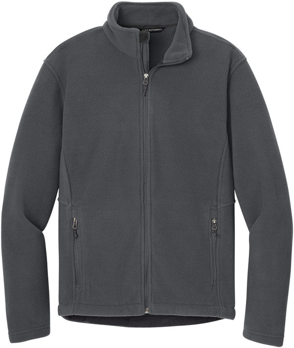 Am image of a Custom Port Authority Mens Value Fleece Jacket in Iron Grey!