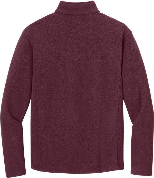 Am image of a Custom Port Authority Mens Value Fleece Jacket in Maroon!