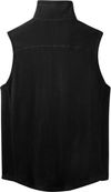 Am image of a Custom Port Authority Microfleece Vest in Black!