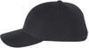 An image of a Custom Premium Curved Visor Snapback Cap in Black!
