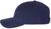 An image of a Custom Premium Curved Visor Snapback Cap in Navy!
