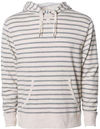 Am image of a Custom Independent Trading Co Unisex Heather French Terry Hooded Pullover in Oatmeal Heather/Salt and Pepper!