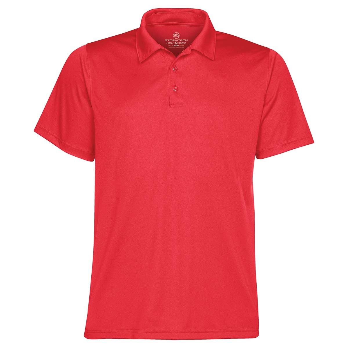 STORMTECH MENS APOLLO H2X DRY POLO in SCARLET