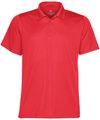 Am image of a Custom STORMTECH MENS APOLLO H2X DRY POLO in SCARLET!