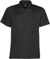 Am image of a Custom STORMTECH MENS APOLLO H2X DRY POLO in BLACK!