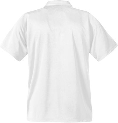 Am image of a Custom STORMTECH MENS APOLLO H2X DRY POLO in WHITE!