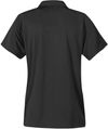 Am image of a Custom Stormtech Womens Apollo H2X Dry Polo in BLACK!