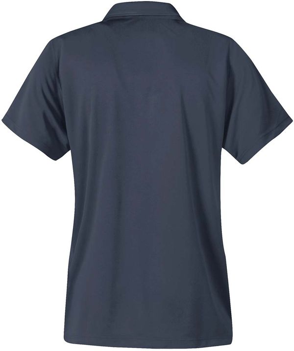 Am image of a Custom Stormtech Womens Apollo H2X Dry Polo in NAVY!