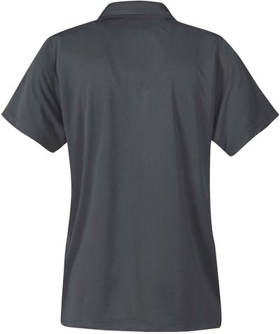 Am image of a Custom Stormtech Womens Apollo H2X Dry Polo in GRAPHITE!