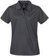 Am image of a Custom Stormtech Womens Apollo H2X Dry Polo in GRAPHITE!