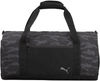 Am image of a Custom Puma Golf Camo Barrel Duffel in Puma black!