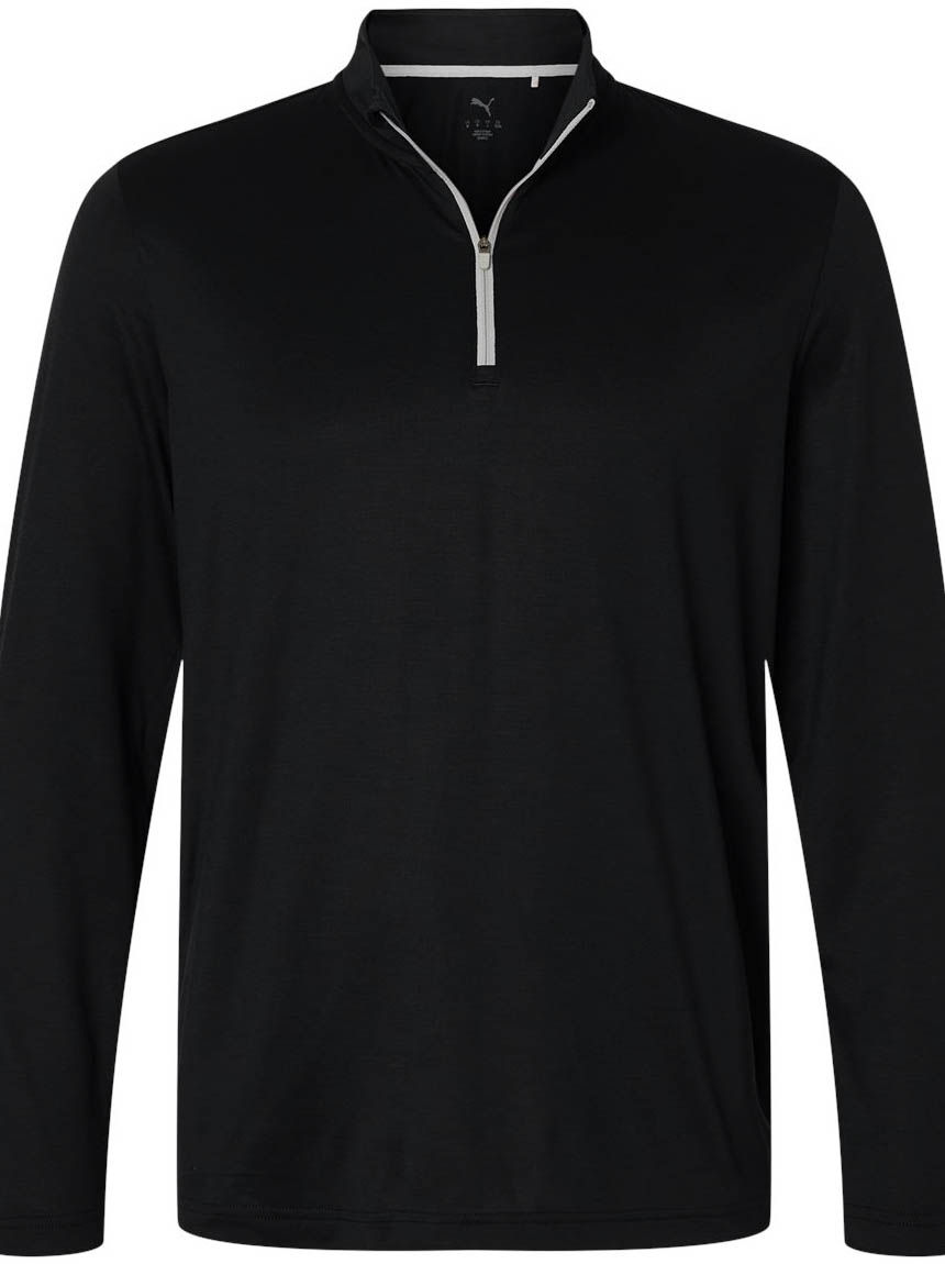 Puma Golf Men's Icon 2.0 Quarter Zip in Puma Black