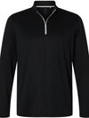 An image of a Custom Puma Golf Men's Icon 2.0 Quarter Zip in Puma Black!