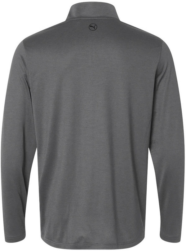 An image of a Custom Puma Golf Men's Icon 2.0 Quarter Zip in Slate Sky!
