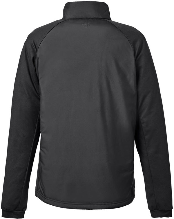 Am image of a Custom Puma Golf Mens Hielands Jacket in Black!