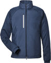 Am image of a Custom Puma Golf Mens Hielands Jacket in Deep Navy!