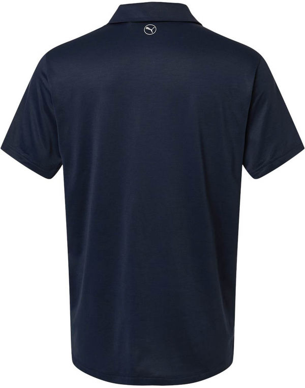 An image of a Custom Puma Golf Mens Icon Polo 2.0 in Deep Navy!
