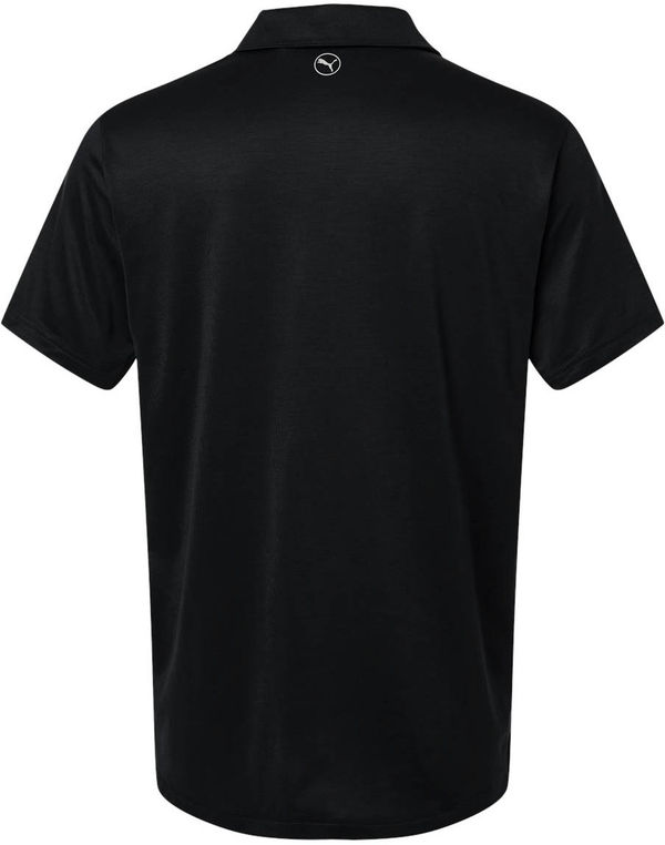 An image of a Custom Puma Golf Mens Icon Polo 2.0 in Puma Black!