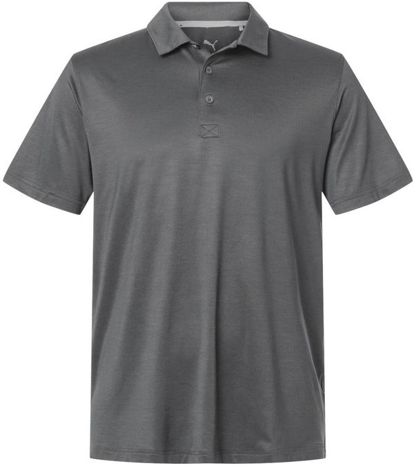 An image of a Custom Puma Golf Mens Icon Polo 2.0 in Slate Sky!