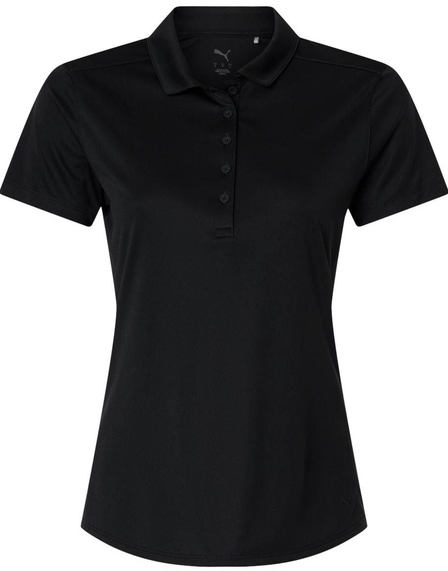 Puma Golf Womens Pure 2.0 Polo in Puma Black