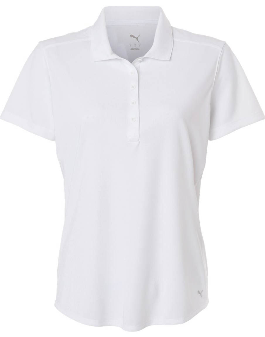 Puma Golf Womens Pure 2.0 Polo in White Glow